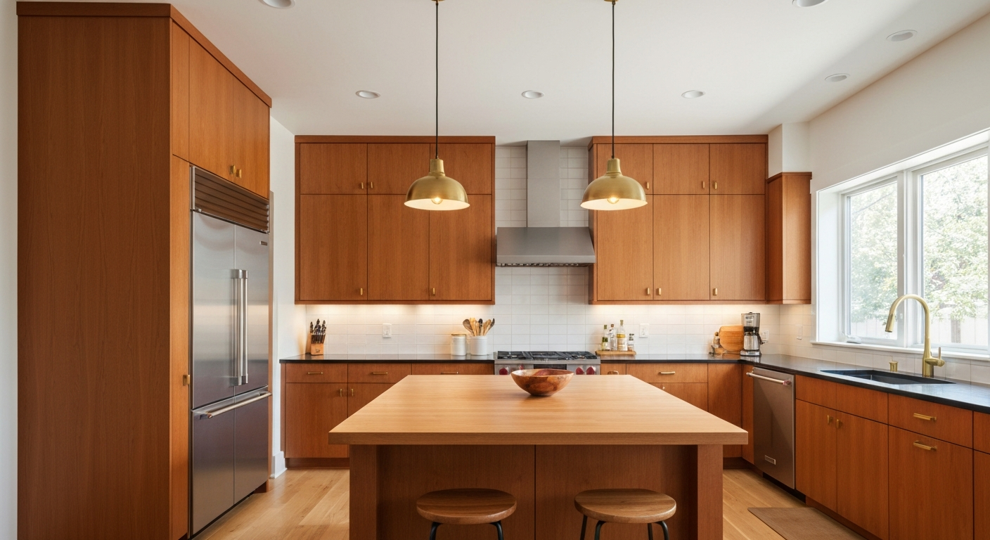 Modern kitchen renovation in BC craftsman style — Evertrust Renovations